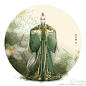 美男十二宫 #绘师【milly澄】 