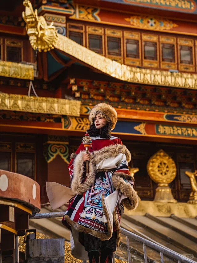 竟然在独克宗古城拍出了这种感觉