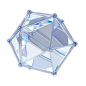 3D玻璃几何炫彩宝石元素C4D装饰PNG免扣素材