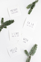 Christmas gift tag stickers