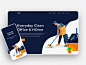 Home Cleaner UI Explore template website uidesign home screen xd animation psd uxdesign hero section hero image artwork office trendy webdesign mobile app app illustration cleaner uiux ui home