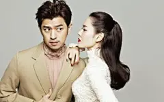 陈柏霖孙艺珍时尚封面写真桌面壁纸