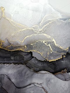 通用中国风鎏金极简山水背景素材图片_山川河流图片图片素材-花瓣网