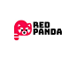 Red Panda concept 2 branding animal design geometric logodesign modern logo