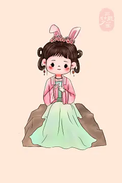 卡通全身像04