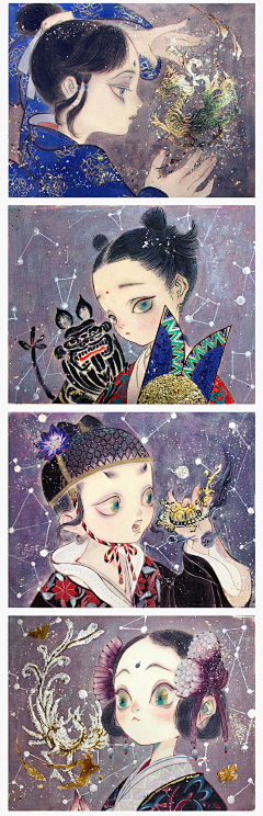 sudidashu采集到岩彩画