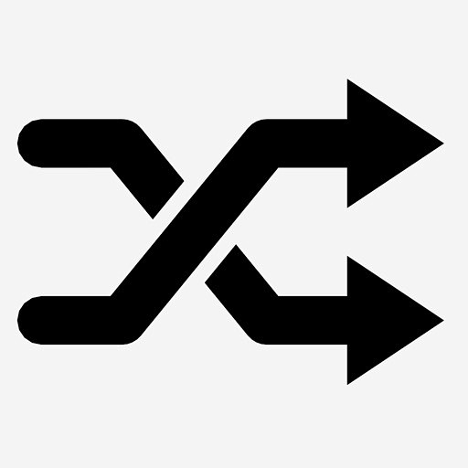 随机播放箭头交叉箭头图标88icon