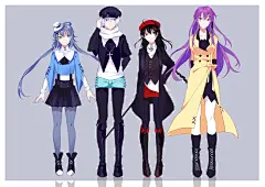 VOCALOID 洛天依 同人图 插画 壁纸 | 秋华 | 半次元-第一中文COS绘画小说社区