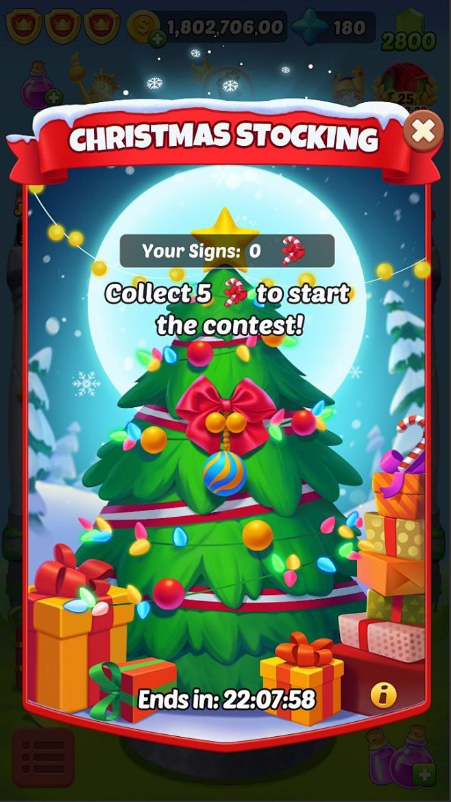 Christmas game ui