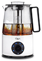 Amazon.com: Ozeri OZTK1 Tea Maker and Cordless Kettle Induction, Clear: Home & Kitchen