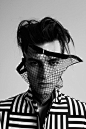 balint barna - This bizarre men’s fashion editorial was shot by talented photographer Balint Barna. These monochromatic captures feature some really odd ac...