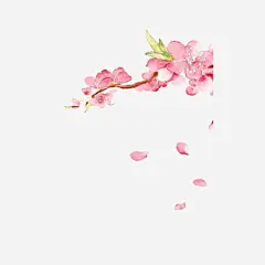 唯美粉色落花设计元素_新图网 https://ixintu.com 唯美 清新 粉色 粉色落花 花瓣 花卉 手绘落花 手绘风格