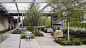 Burbank Studios Fairway Building | OJB Landscape Architecture : OJB has re-imagined the face of the largest and most central studio building on the site, The Fairway building, into a 630-foot by 40-foot linear courtyard and garden and flex/work space with