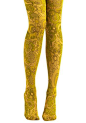 Yellow flowery tights!