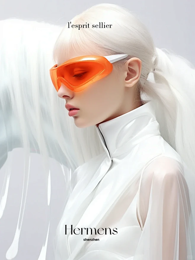 AI时尚摄影- Hermès2023秋季...