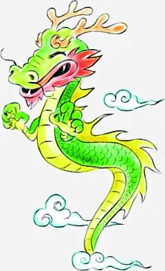 手绘可爱卡通生肖龙创意免抠素材 页面网页 平面电商 创意素材 png素材