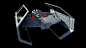 TIE Advanced X1 (Vader's TIE) TIE高级x1高级原型机 06，Ansel Hsiao 为星战系列创作的飞船作品
