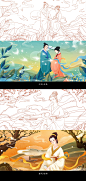 插画总结插画设计_果果麻GM设计作品--致设计