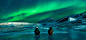 蓝色的星空 灯 蓝色的星空 阿拉斯加 雪 雪景 风景 摄影照片 设计图片 免费下载 页面网页 平面电商 创意素材 png图片