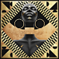 GOLDEN BLACK BEAUTIES : A series of black beauties illustrated on iPad Pro in Procreate app.