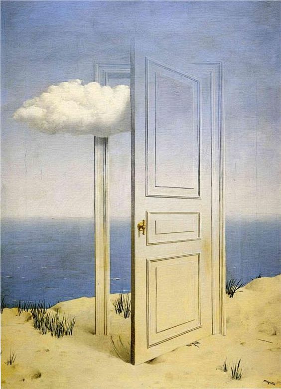 René Magritte 
门与窗  ...