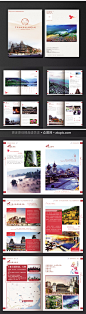 中国古城原生态风景旅游画册-众图网