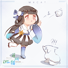 萌娴猫采集到萌娴猫★原创绘画