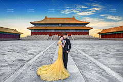 木槿月采集到北京V视觉婚纱摄影：最热门的中国风婚纱照片！