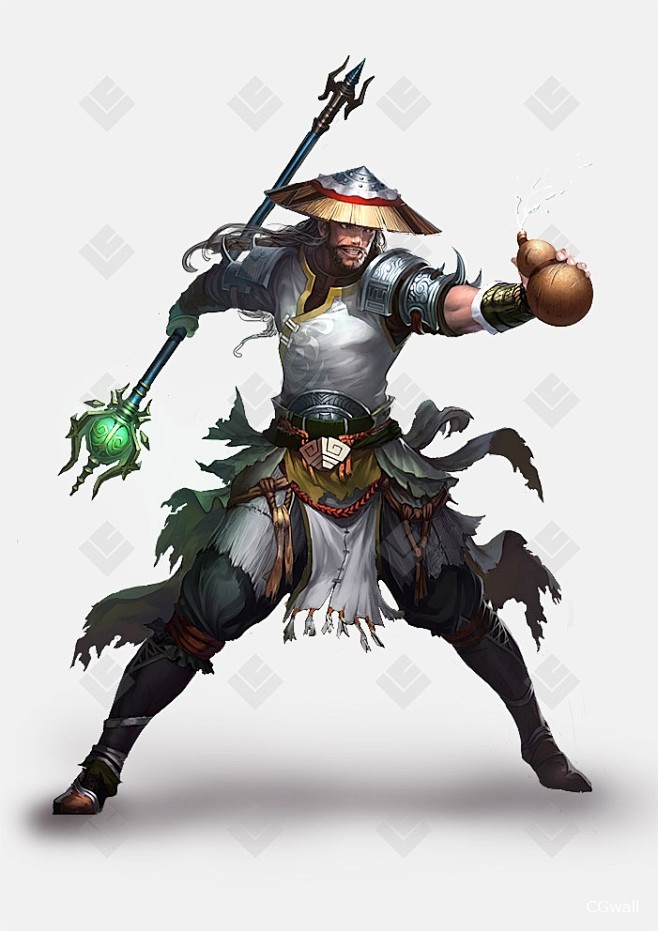 CGwall游戏原画网站_武侠海报