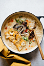 Basic Congee Recipe (jook) - a simple recipe for Chinese rice porridge! #chinesefoodrecipes #congee #jook