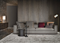 Contemporary sofa / fabric / by Rodolfo Dordoni - POWELL - Minotti