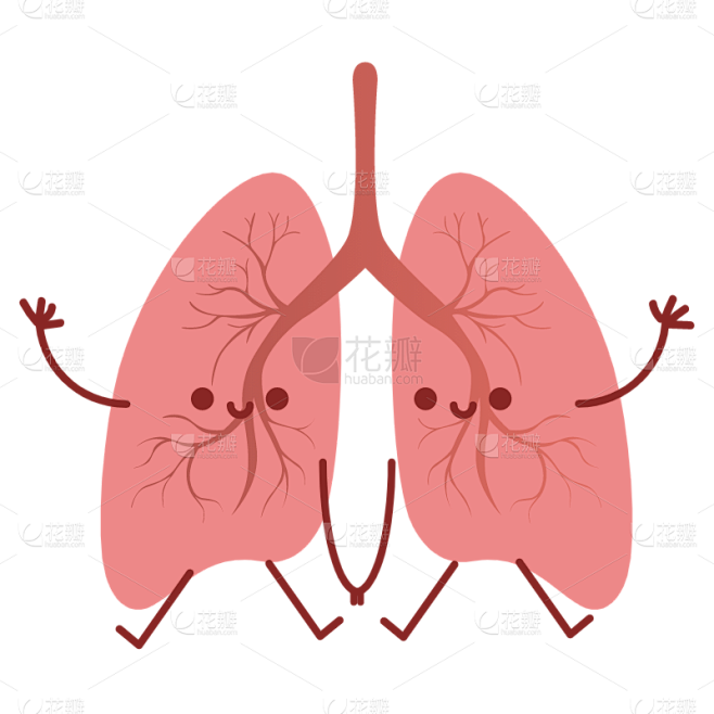 肺结核医疗元素贴纸-SVG9