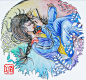 calyx 作品
这幅画好干净啊！完整的作品，画中人枕着书穿着学生服甜美的睡着了……希望能有个好梦！