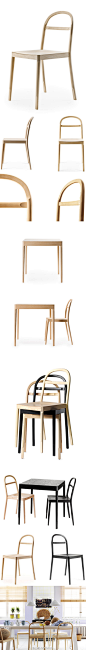 法国设计师Inga Sempé为瑞典品牌Garsnas设计的Osterlen椅 。一款简单明净的桌椅。豆瓣相册：http://www.douban.com/photos/album/116975405/ 欢迎关注我们的微博 ：http://weibo.com/shangxingfurniture #北欧品牌# #北欧家居#