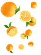 [美工云]夏季新鲜水果橙子主题海报PSD模板：