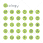 矢量圆生态图标-杂项图标Vector Round Ecology Icons - Miscellaneous Icons网络空间、生态、生态、生态、电气、能源、环境、平坦,燃料,全球绿色图标,图标,工业,叶子,线,自然,自然,核能,有机食品,植物,回收,安全、太阳能、树,矢量,浪费,网络,风,风车 cyberspace, eco, ecological, ecology, electric, energy, environment, flat, fuel, global, green, icon, ico