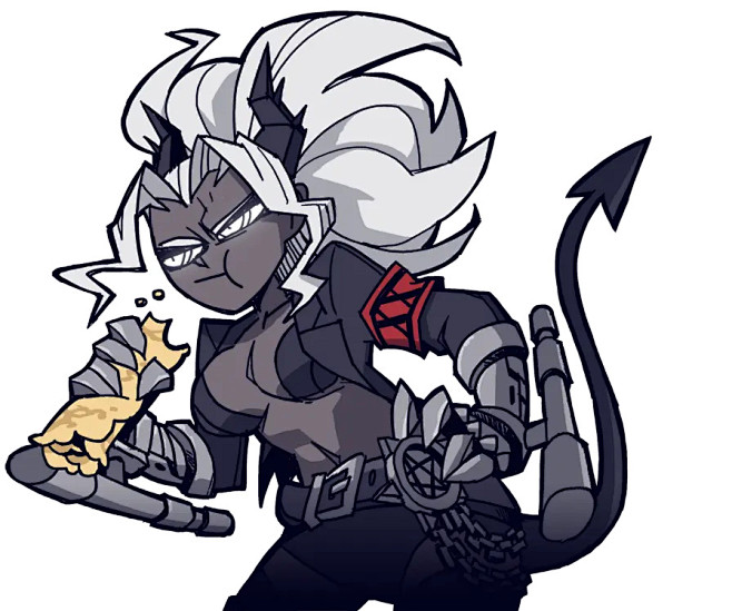 【helltaker】作者游戏立绘