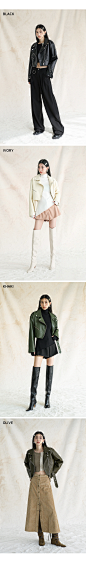 MUSINSA | AVANDRESS VINTAGE RETRO RIDER JACKET OLIVE : Korea’s no.1 fashion store. Shop the latest trends from Seoul.