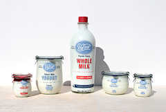 包装-字体-Logo-VI采集到牛奶