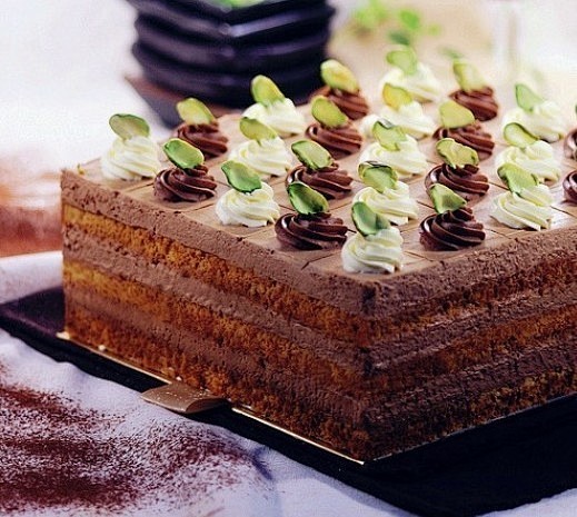 [巧克力方形慕斯蛋糕] #甜品#做法:懒...