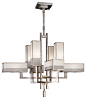 Fine Art Lamps Perspectives Silver Chandelier, 733840-2ST contemporary-chandeliers