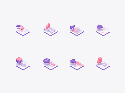 Isometric Icons tech...