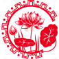 中国风窗花纹样贴纸1