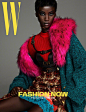 W Magazine Fall 2019.《W》杂志秋冬时装大片, ​​​当红黑人超模Anok Yai登封, 内页还有国模@春瑾 参与拍摄.  摄影: Mert & Marcus. ​​​​