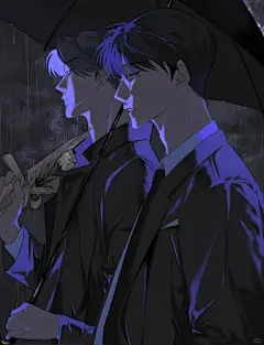 插画鉴赏 NO.84｜独特的阴郁风少年 - 小红书