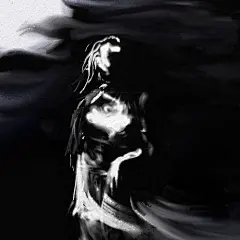 c阿呆  的插画 灵异女神