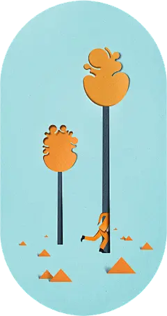Forest : Personal illustrations for solo exhibition “Teine lõige” at Von Krahl, Tallinn.