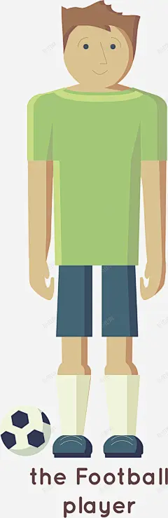 手绘绿色肌肉男矢量图 设计图片 免费下载 页面网页 平面电商 创意素材