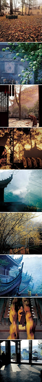 清晨入古寺，初日照高林。曲径通幽处，禅房花木深···