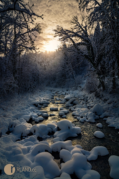 深情海洋采集到雪色美景！